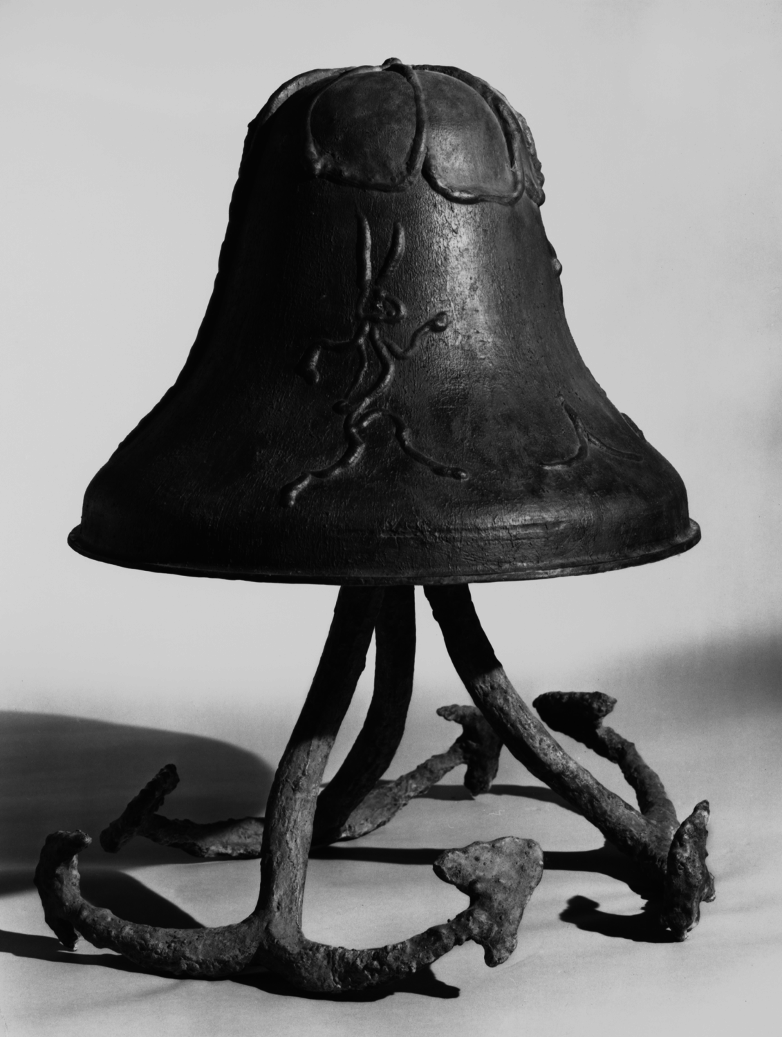 Untitled (bell on anchors)